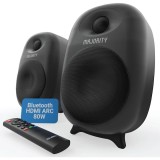 Cumpara ieftin Boxe active stereo, Majority, D80, pentru TV sau PC, EQ personalizat, 80 W, resigilat