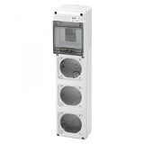 Tablou organizare Q-DIN 5M 3 prize IEC 16A IP65 Gewiss GW68001N