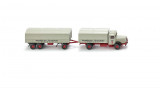 Macheta Camion Bussing 8000 remorca dubla 1950, 1:87 Wiking