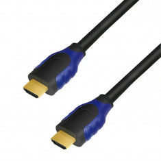 CABLU video LOGILINK HDMI (T) la HDMI (T) 7.5m conectori auriti rezolutie maxima 4K DCI (4096 x 2160) la 60 Hz ver. 2.0b w. ethernet negru &quot;CH006