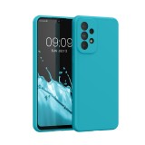 Husa kwmobile pentru Samsung Galaxy A33 5G, Silicon, Albastru, 57833.205, Carcasa