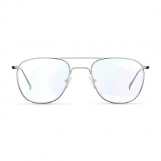 Ochelari Protectie Calculator Meller Bamako, Blue Light Protection, Filtru UV400, Unisex, Silver foto