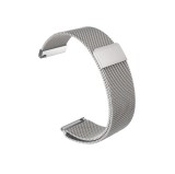 Curea Milanese Slim Fit compatibila Huawei Watch GT 7 46mm, Telescoape QR, 22mm, Argintiu