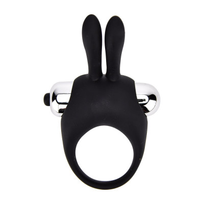 Loving Joy Silicone Vibrating Rabbit Cock Ring foto