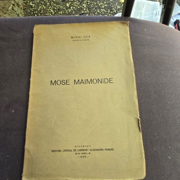 Mose Maimonide - Mihai Uta