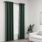 vidaXL Draperii opace, aspect in, cu ocheți, 2 buc., verde, 140x245 cm 321186