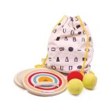 Joc de prindere din lemn cu velcro Svoora