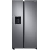 Frigider Samsung RS68CG883DS9EF SBS, 634 l, 178 cm, Smart Conversion, clasa energetica D, Argintiu
