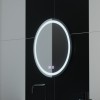 Oglinda LED Rotunda 50cm Lucea Touch Sistem Dezaburire ModernLight Concept, Korman