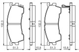 BOSCH 0 986 495 265 set placute frana,frana disc