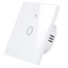 Intrerupator inteligent cu touch, Wifi, 1 canal, 10A, Alb