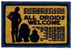 Covor Star Wars All Droids Welcome Doormat foto