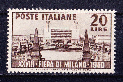 TSV$ - 1950 MICHEL 789 - 6 &amp;euro; ITALIA MNH/** foto