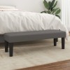VidaXL Bancă, gri, 100x30x30 cm, piele ecologică 346664