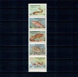 Siria 1978 - Pești, fauna, serie neuzata