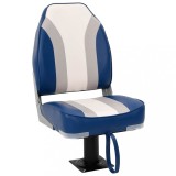 VidaXL Set cu scaun pentru barcă, pliabil, 2 piese, spătar &icirc;nalt