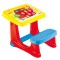 Mini birou pentru copii, maxim 25 kg, cadru plastic, 49 x 54 x 72 cm, 2-5 ani+