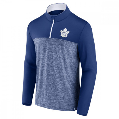 Toronto Maple Leafs hanorac de bărbați Iconic Defender 1/4 Zip blue - L foto