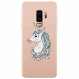 Husa silicon pentru Samsung S9 Plus, Cute Rose Gold