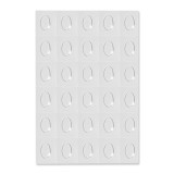 Cumpara ieftin Decor de unghii transparent - Oval