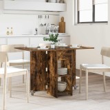 vidaXL Masă de dining 115 x 70 x 75 cm Lemn prelucrat Stejar fumuriu 8006033