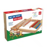 Set de tesut din lemn pentru copii