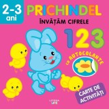 Cumpara ieftin Prichindel. Invatam cifrele 1 2 3. Carte de activitati cu autocolante (2-3 ani)