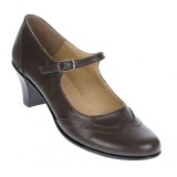 Cumpara ieftin OFERTA marimea 39 - Pantofi dama eleganti din piele naturala cu toc mic de 5cm, foarte comozi - LP104MARO