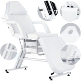 Scaun cosmetic cu tăvi albe pat șezlong SPA tatuaj tattoo