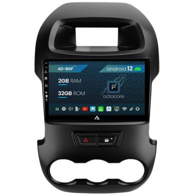 Navigatie Ford Ranger (2011-2015), Android 12, P-Octacore 2GB RAM + 32GB ROM, 9 Inch - AD-BGP9002+AD-BGRKIT135B foto