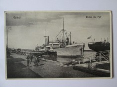 Carte postala foto Maksay-Galati:Vedere din port,circulata 1932