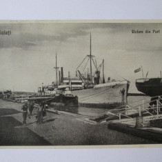 Carte postala foto Maksay-Galati:Vedere din port,circulata 1932