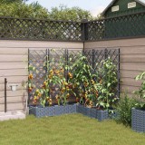 VidaXL Ghivece de Grădină 1 buc Gri deschis 120 x 120 x 126 cm Plastic