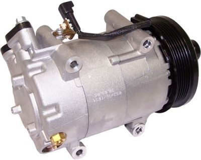 Compresor aer conditionat Ford Focus C-Max, 2007-2011, motorizare 1.6 TDCI 66/80kw, diesel, rola curea 120 mm, 6 caneluri, tip Sanden: SD7V16 foto