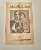 Carte veche Program Cinema Corso Bucuresti Pliant