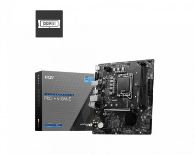 Placa de baza MSI PRO H610M-E DDR5 LGA1700 foto