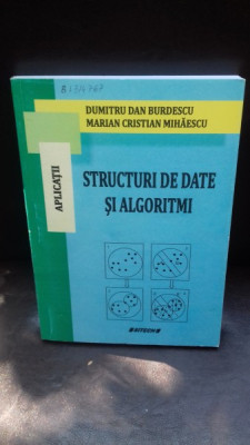 STRUCTURI DE DATE SI ALGORITMI - DUMITRU DAN BURDESCU foto