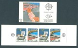 Grecia 1988 - Europa, CEPT, tren, serie in carnet filatelic neuzat