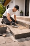 Cumpara ieftin Covor de piatră pentru scări (material + manoperă) &ndash; preț ml