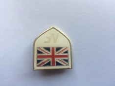 insigna National Front N.F. british UK england flag steag anglia englezeascs de colectie hobby