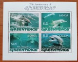 Cumpara ieftin SAMOA-&#039;&#039;GREENPEACE-VIATA MARINA-DELFINI ,BALENE&#039;&#039;COLITA-MNH-NESTAMP&#039;&#039;