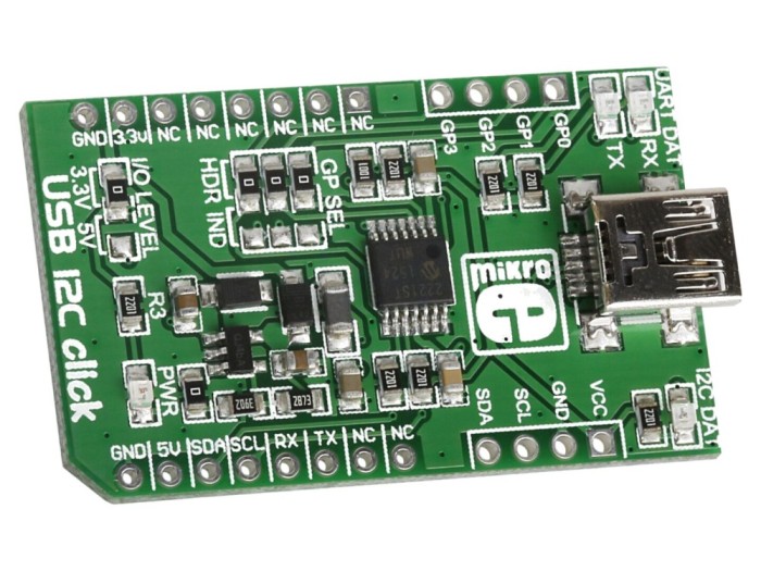 Placă de extensie USB I2C GPIO