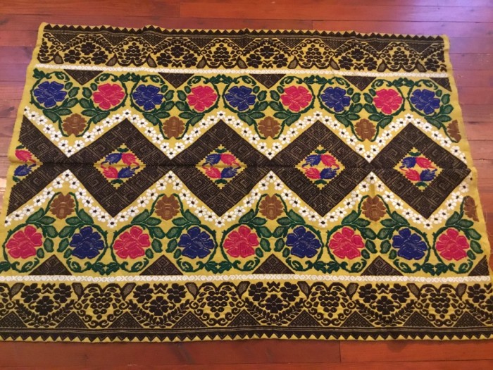 arta / traditie / rustic / design - Cuvertura , Macat , Scoarta , Patura taraneasca realizata manual la razboiul de tesut !