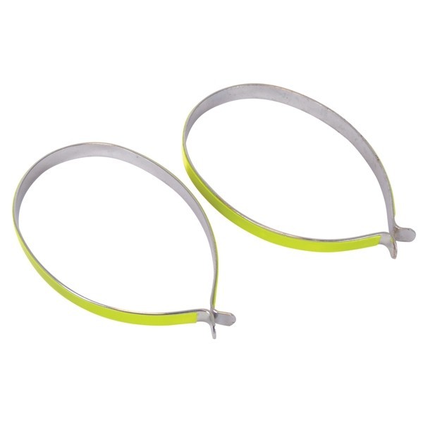 Set cleme reflectorizante pentru biciclisti cu insertie metalica , set 2 bucati AutoDrive ProParts