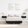 Cadru de pat Stejar negru 140 x 190 cm Lemn compozit