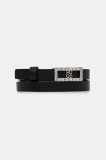 HUGO curea de piele culoarea negru, 50554098