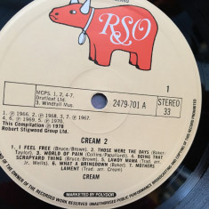 CREAM - VOL.2 (1978,RSO,UK) vinil vinyl