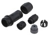 Conector Circular Tata BULGIN PXP4011/04P/3540, 4 Pini, IP68/IP69K, Baioneta, Poliamida, Pe Cablu