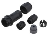 Conector Circular Mufă Tată 4 PIN Fără Contacte Pe Cablu