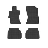 Set covorase auto din cauciuc pentru Subaru Impreza 2018-&amp;gt; prezent, presuri RapidAuto, Negru